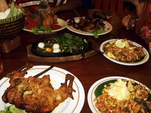 super duper delicious sundanese food you can find in Sindang Reret a great restaurant in Bandung.