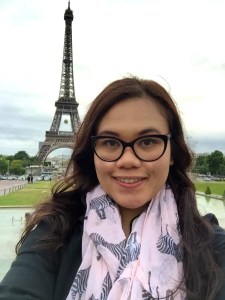 it was a cloudy day in Paris