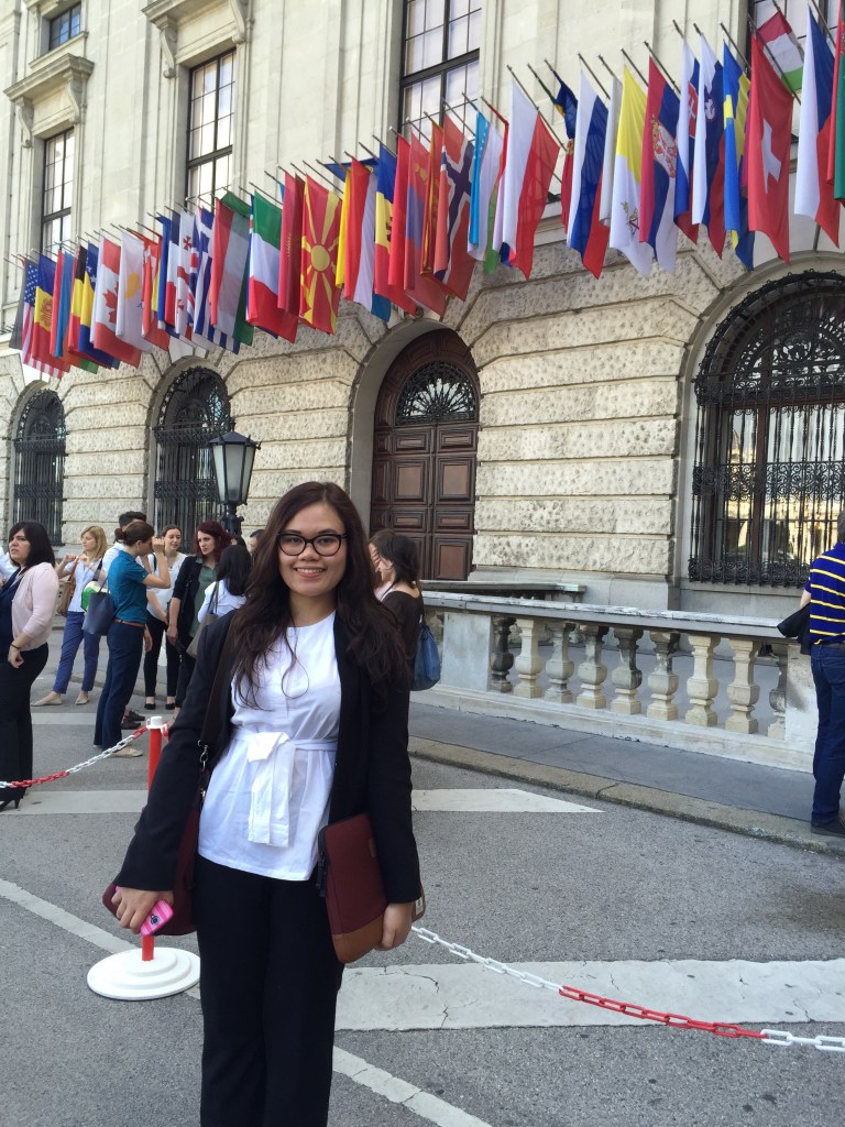 In front of Hofburg Palace