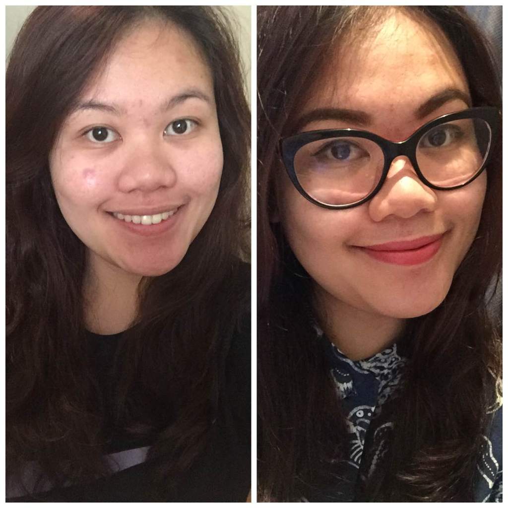 Before Makeup - After Makeup